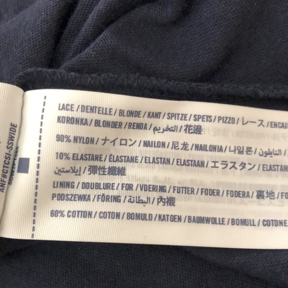 Abercrombie Kids Floral Mesh Lace Dress with Sequins on Blue Size Medium - Picture 13 of 16